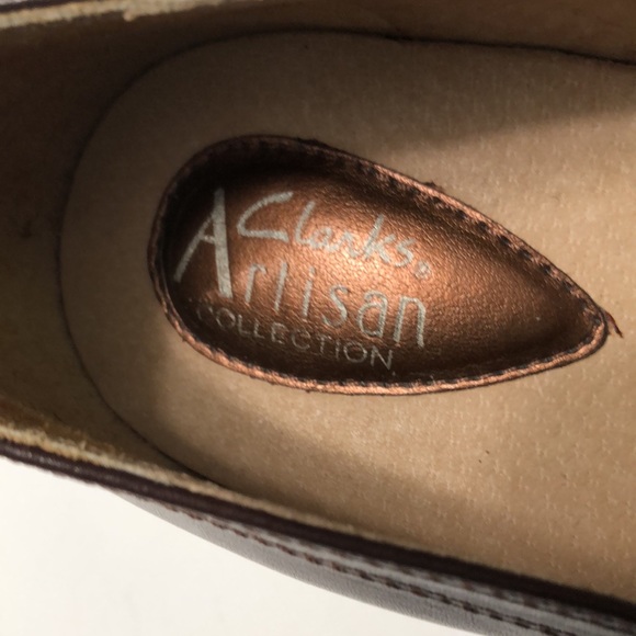 Clark’s Artisan Brown Leather Shoes size 9.5N BNWOT - Picture 6 of 13